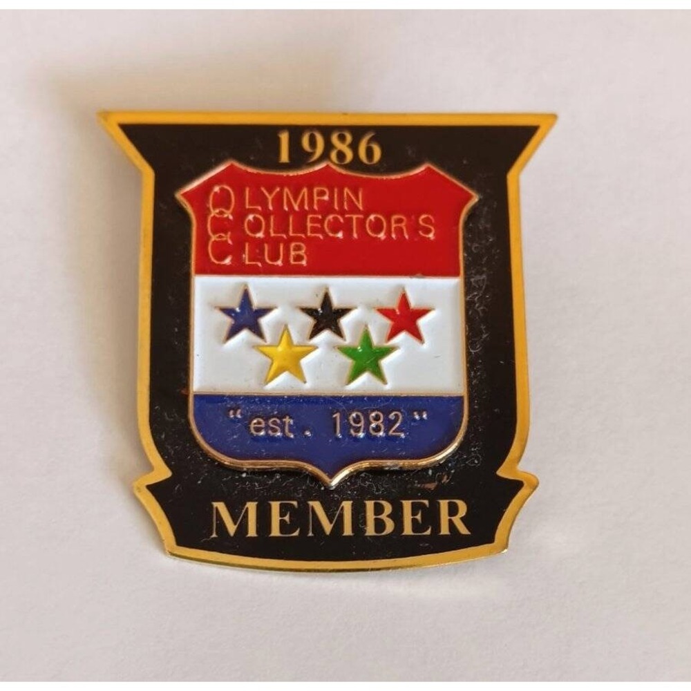 1986 Olympin Collectors Club Member Pin Limited Edition of 300 Olympics